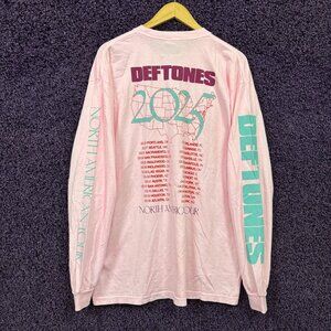 Deftones Private Music NA 2025 Tour Date Band Long Sleeve XL